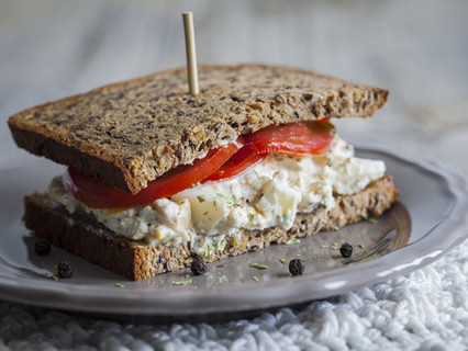 Ricotta Egg Salad Sandwich